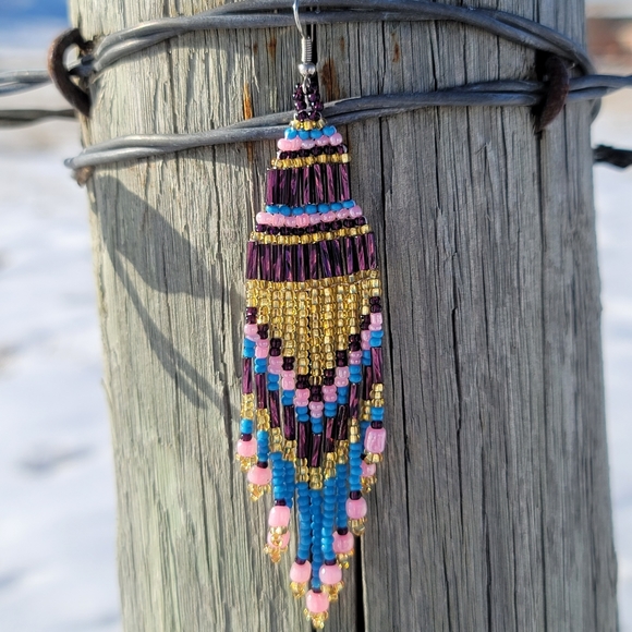 Handmade SouthWestern Earrings - Picture 3 of 4